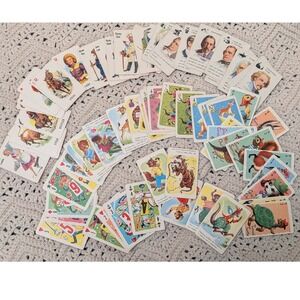 70+ Vintage Childrens Playing Cards Ephemera for Junk Journaling Scrapbooking